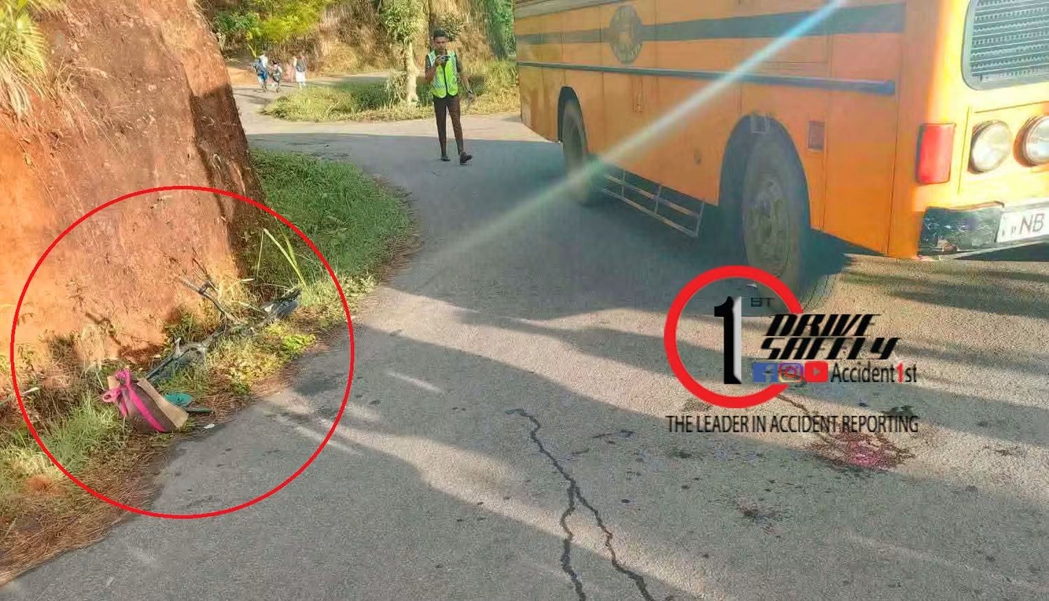 Schoolboy dies after being hit by a Langama bus at Bigbone on the Nortonbridge-Hatton road