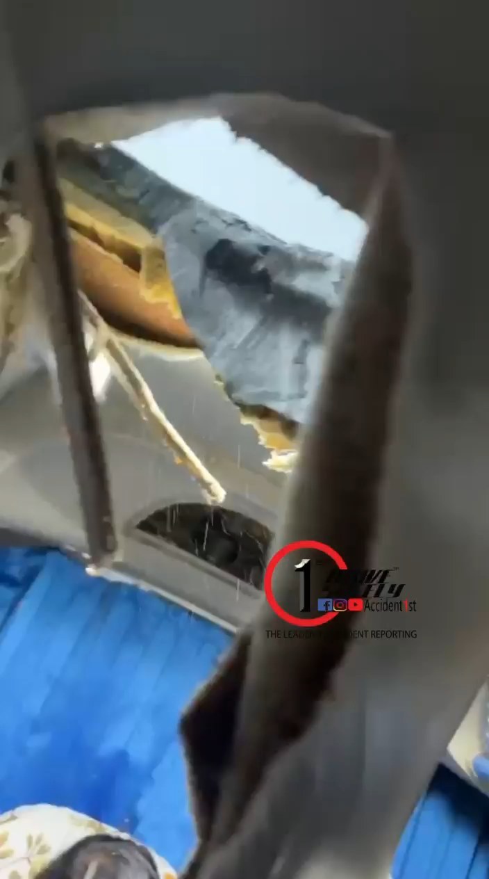 Massive Boulder Collapses onto Moving Passenger Bus Along the Peradeniya-Colombo Highway in Kadugannawa; Two Hospitalized